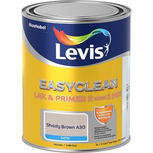 Levis EasyClean Lak & Primer 2-In-1 Mix - Shady Brown A30 - 1 L