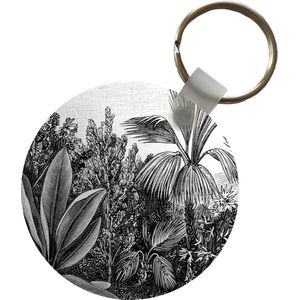 Sleutelhanger - Planten - Natuur - Design - Illustratie - Ernst Haeckel - Plastic - Rond - Uitdeelcadeautjes