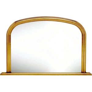 Moderne Schouw spiegel Alec Buitenmaat 79x120cm Goud
