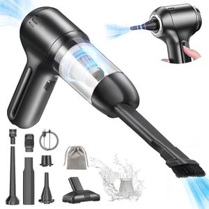 Snoerloze Handstofzuiger 15000Pa 3-in-1 - Krachtige Oplaadbare Mini Stofzuiger voor Auto Huisdier & Kantoor met Brushless Motor