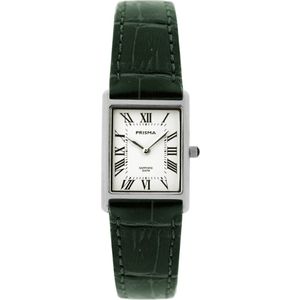 Prisma - dames horloge - P.2354 Baroness Silver leder groen