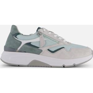 Gabor Rollingsoft Sneakers groen Suede - Dames - Maat 38