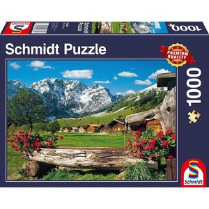 Schmidt Spiele Uitzicht in de bergidylle (1000 onderdelen)