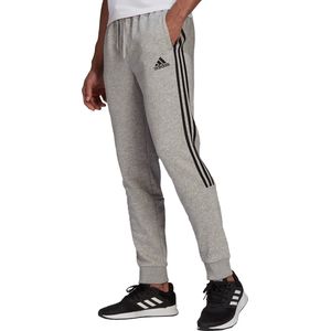 adidas Fleece Tapered Cuff 3-Stripes Joggingbroek  Sportbroek Mannen - Maat XXL