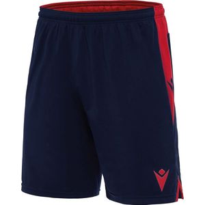 Macron Tempel Short Heren - Marine / Rood | Maat: L