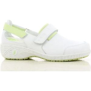 Safety Jogger Oxypas Sandaal SAMANTHA OB –  Slipvast SRC – ESD - Lichtgroen, Maat 37