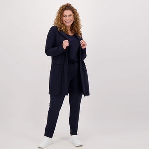 Blauwe Broek/Pantalon van Je m'appelle - Dames - Plus Size - Travelstof - 52 - 1 maat beschikbaar