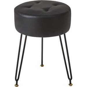 ApexArte® Make up Stoel - Kaptafel Kruk - Visagie - Zwart