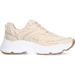 Sacha - Dames - Beige denim sneakers - Maat 38