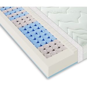 matras 140x200 cm - 7 zones - H3 H4 - 22cm dik - zacht