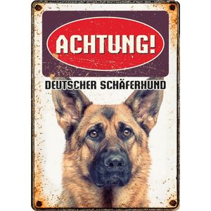 Plenty Gifts Waakbord Hond Deutscher Schäferhund 21 Cm (de)