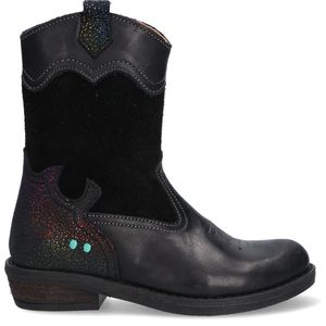 BunniesJR 222825-589 Meisjes Cowboy Boots - Zwart - Leer - Ritssluiting