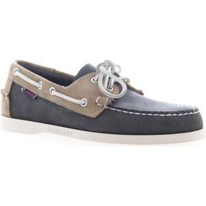 Sebago - Portland Spinnaker - Bootschoenen - Bluenavy-Offwhite - Nubuck