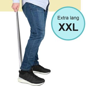 Lynnz® schoenlepel XXL premium kwaliteit metaal RVS - extra lang 70cm - stevig - schoentrekker - schoen lepel - schoenlepels - heren - dames