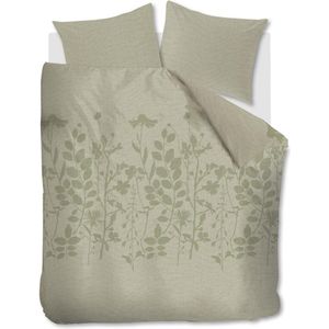 Ariadne at Home Plant dekbedovertrek - Tweepersoons - 200x200/220 - Licht groen