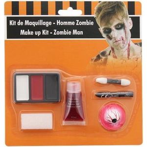 Halloween Make-up Set (Zombie man)  Zombie Make up - (Schmink)