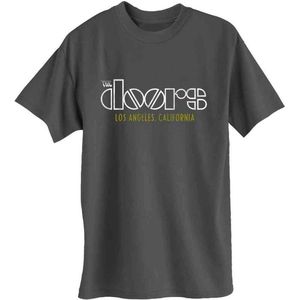 The Doors - LA California Heren T-shirt - S - Grijs