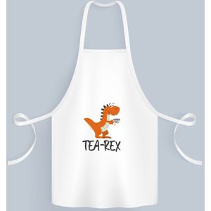 Akyol - thee Keukenschort - Thee - thee liefhebber - cadeau voor iemand die van thee houdt - cadeau thee - tearex - met opdruk - verjaardag - grappig cadeautje verjaardag - 82 bij 71 cm