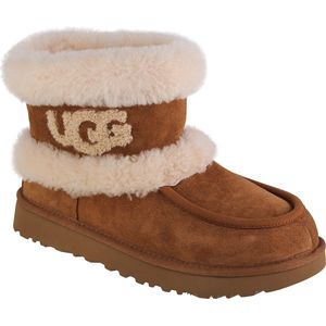 UGG Ultra Mini Ugg Fluff 1145410-CHE, Vrouwen, Bruin, Laarzen,Sneeuw laarzen, maat: 36