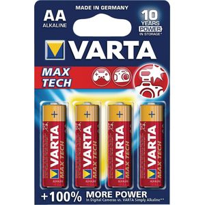 Varta Longlife Max Power AA Batterijen - 4 stuks