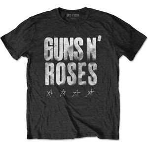 Guns N' Roses - Paradise City Stars Heren T-shirt - M - Zwart