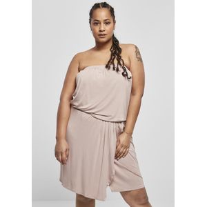 Urban Classics - Viscose Short Bandeau Korte jurk - S - Roze