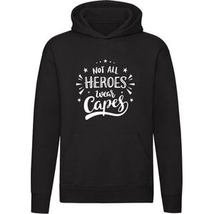 Not all heroes wear capes | muziek | rap | save the world | Adam Young | Owl City | Unisex | Trui | Sweater | Hoodie | Capuchon | Zwart