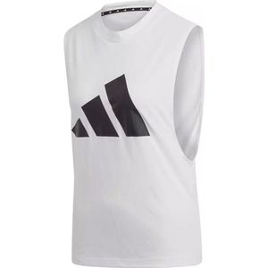 adidas Performance Athletics Pack Graphic Muscle Tee dokwerker Vrouwen wit L.