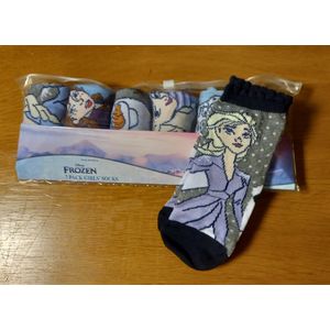 Sokken Frozen - enkelsokjes - 7 paar - maat 23/26 - Cadeau - kado