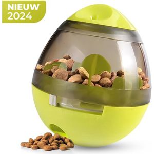 Voeder Ei - Interactieve hond - Honden speelgoed intelligentie - Snackbal Hond - Voerbal - Snackbal Kat - VoerEI Groen