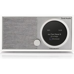 Tivoli Audio - Model One Digital+ Gen 2 - DAB+/WiFi/AirPlay 2/Chromecast/Smart Radio - Wit/Grijs