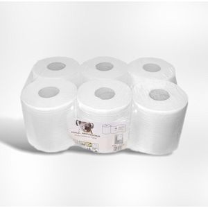 KOALA MIDI Poetsrol Puur Cellulose 1-laags- 6 rollen