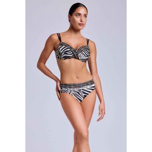 David - Touch Of India Bikini Set - maat 40 - Wit/Zwart