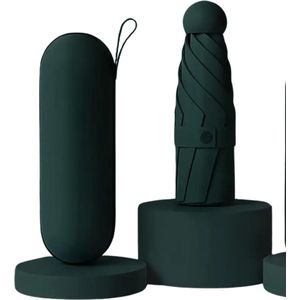 Bovista Moderne Stormparaplu - Opvouwbaar - Windproof Paraplu - Stormproef - Automatisch Uitklapbaar - Umbrella - Mini - Donkergroen