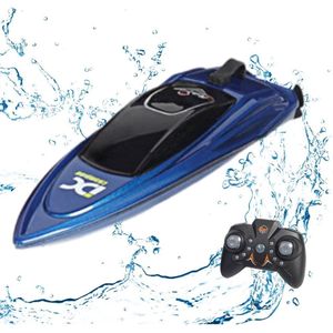 Mini RC Boot - Bestuurbare boot - Speedboot - Voor jongens en meisjes - Buiten - 10km/u - Bereik tot 15m