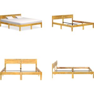 vidaXL Bedframe massief mangohout 140 cm - Bedframe - Bedframes - Bed Frame - Bed Frames