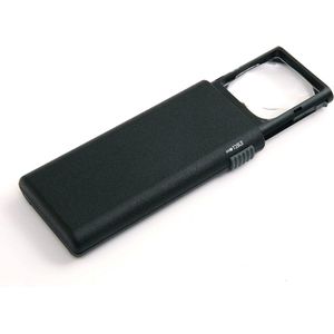 LumiPop LED verlicht vergrootglas - asferisch lens design - 5x vergroting met slide-out case Juweliersloep