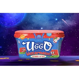 Uggo Candy Watermelon 12x200gr - Snoep - Zoete Overheerlijke Candy