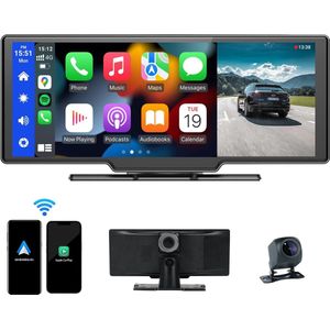 Touchscreen Autoradio-ontvanger met Navigatiesysteem - Handsfree Bellen - Multimedia Player - 7 Inch Scherm - Compatibel met Android Auto en Apple CarPlay