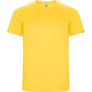 Geel unisex ECO sportshirt korte mouwen 'Imola' merk Roly maat XL