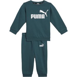 Puma essentials minicats trainingspak in de kleur groen.