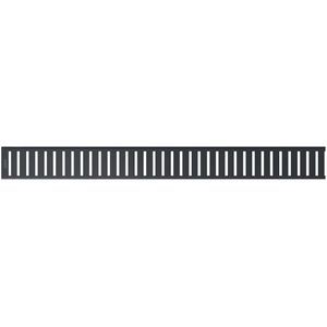 Alcadrain Roosters - Rooster voor lineaire vloergoot 30 cm, mat zwart PURE-300BLACK