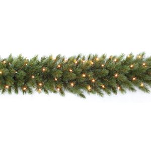 Triumph Tree Forest Frosted Guirlande met LED Verlichting - L180 cm - Groen