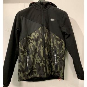 Nordberg heren softshell jas Kjetil army/camouflage - maat M