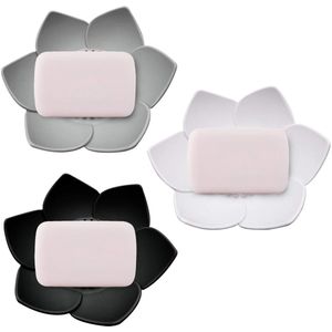 Ibenzoa® Multifunctionele Zeepopslag met Drainage – 3-delige Set voor Badkamer en Keuken