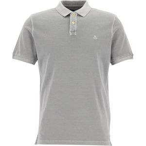 Marc O'Polo regular fit polo - heren poloshirt - grijs