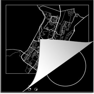 Inductie beschermer - Inductie Mat - Kookplaat beschermer - Stadskaart - Alkmaar - Plattegrond - Kaart - Inductie beschermer - Inductie Mat - Kookplaat Beschermer - 78x78 cm - Afdekplaat inductie - Inductiebeschermer