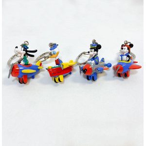 Mickey Mouse, Goofy And Donald Duck Sleutelhangers Set Van 4