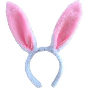 Konijnenoren Diadeem - Paashaas Oren - Pasen Konijn Haas - Verkleedkleren Outfit - Bunny Ears