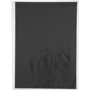 A2 Display Mappen - Heavy-Duty Presentatiemap - Opbergmap Zwart - A3 Portfolio Hoes - Portfolio Map - Kunstenaarsmap - Tekenwerk Map - Zwart - 42 x 60 cm -10 Stuks